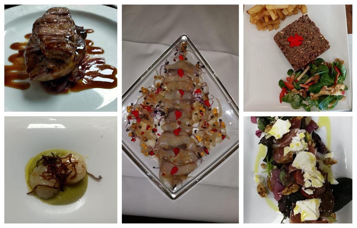 Algunos de los platos que podemos encontrar en el Cremor, uno de los restaurantes más populares de la ciudad de Castelló y la provincia de Castellón.