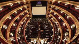 Un ensayo el pasado noviembre en el Liceu, que celebra el 20º aniversario de su reconstrucción.