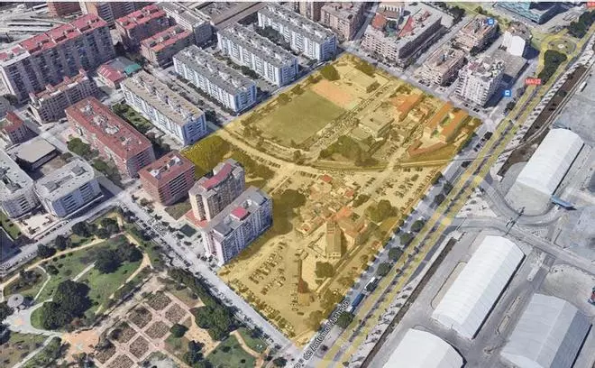Así cambiará El Bulto: viviendas protegidas, ferrocarril soterrado y reubicación del Cottolengo