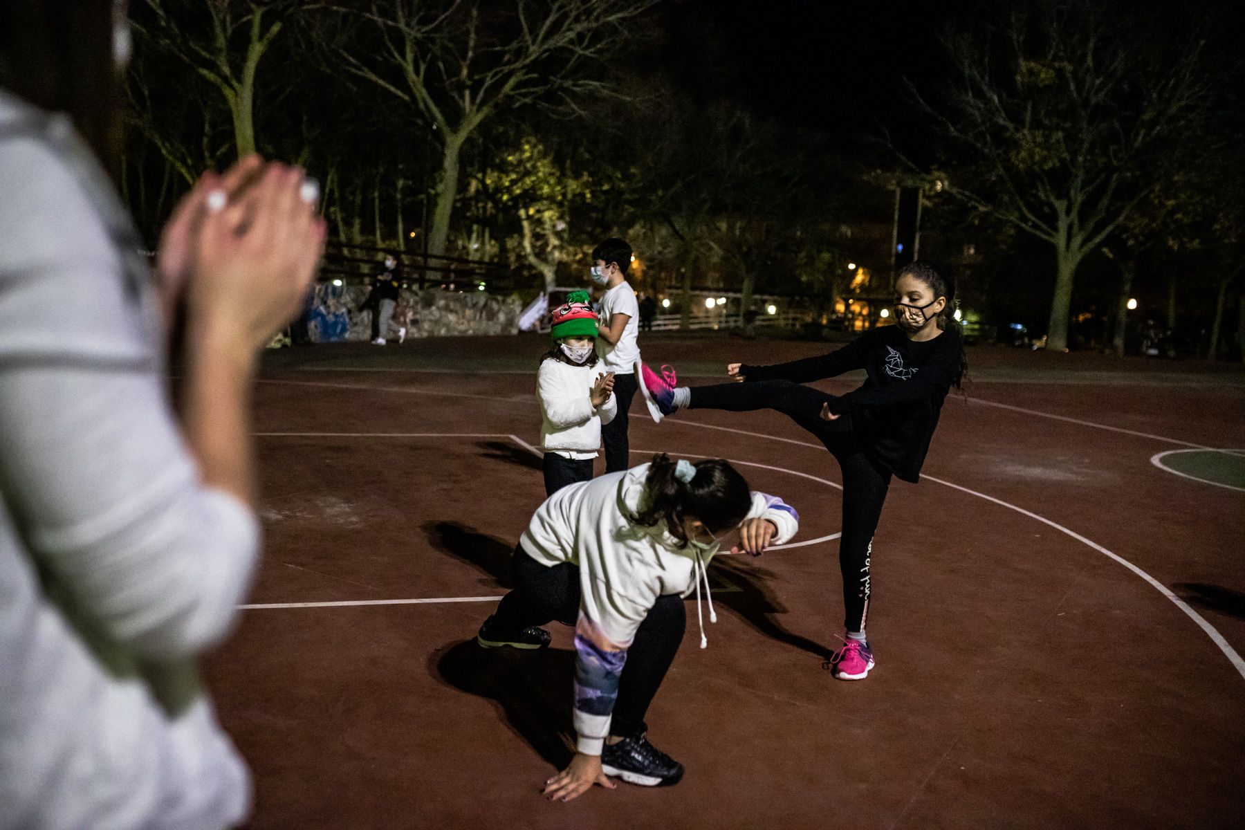 El parque León Felipe de Zamora se convierte en gimnasio