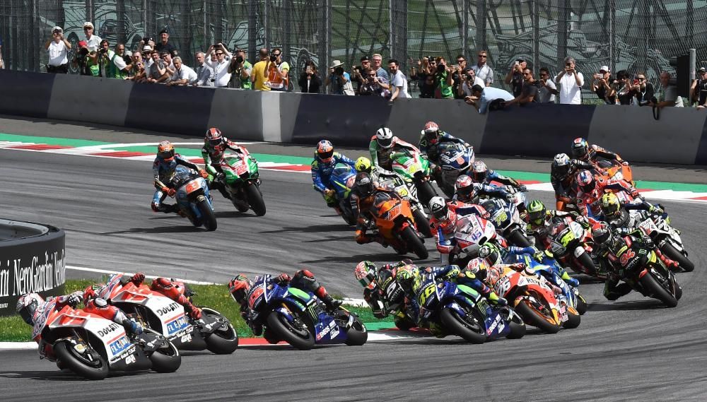 El Gran Premio de Austria de motociclismo, en fotos