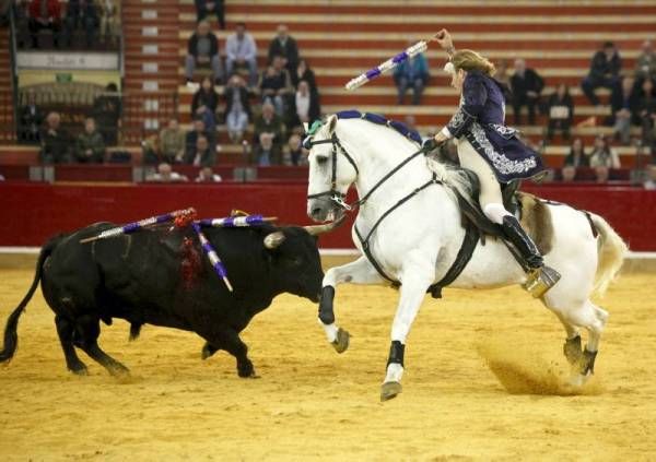 Vaquillas y rejones en la Feria San Jorge