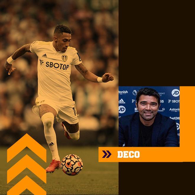 Deco, colaborador del área deportiva del Barça como captador de talento en Brasil, es el representante de Raphinha, gran objetivo del Barça para la próxima temporada