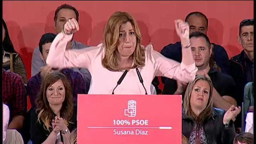 Susana Díaz: &quot;Hay que hablar bien de todos los compañeros&quot;