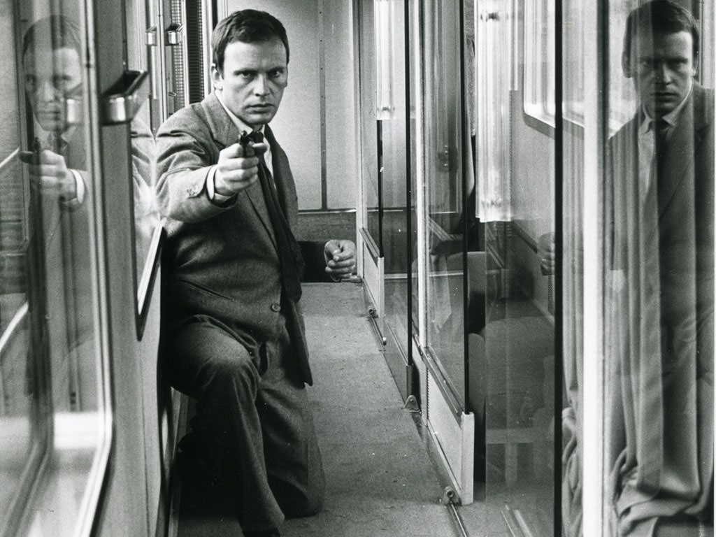 Jean Louis Trintignant en 'Trans-Europ-Express', de Alain Robbe-Grillet