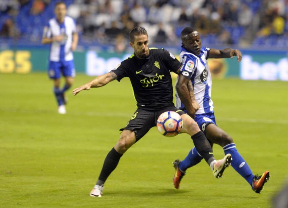 El Dépor logra la victoria ante el Sporting