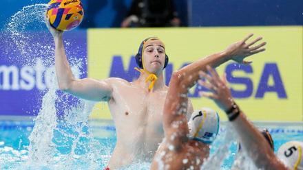 Álvaro Granados, durante el partido contra Australia