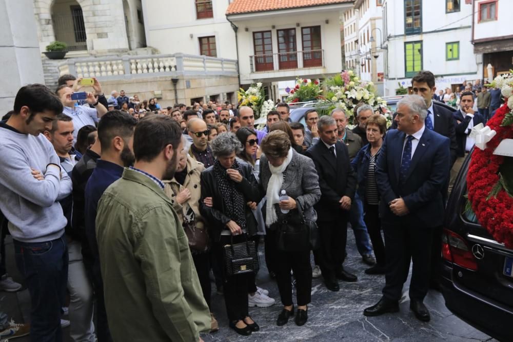 Funeral de David Carragal en Cudillero