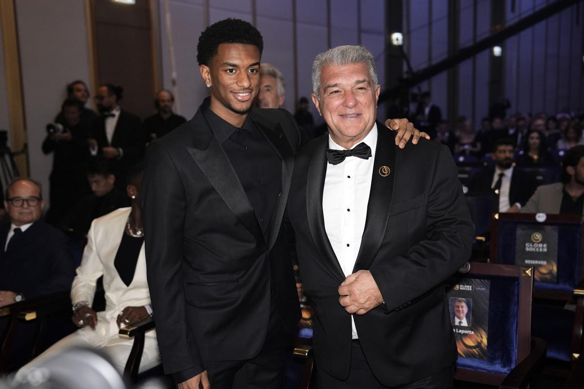 Joan Laporta during the Globe Soccer Awards 2025- 16h edition. in Dubai, UAE - Sport Soccer - December 28, 2025 (Photo by Fabio Ferrari/LaPresse)