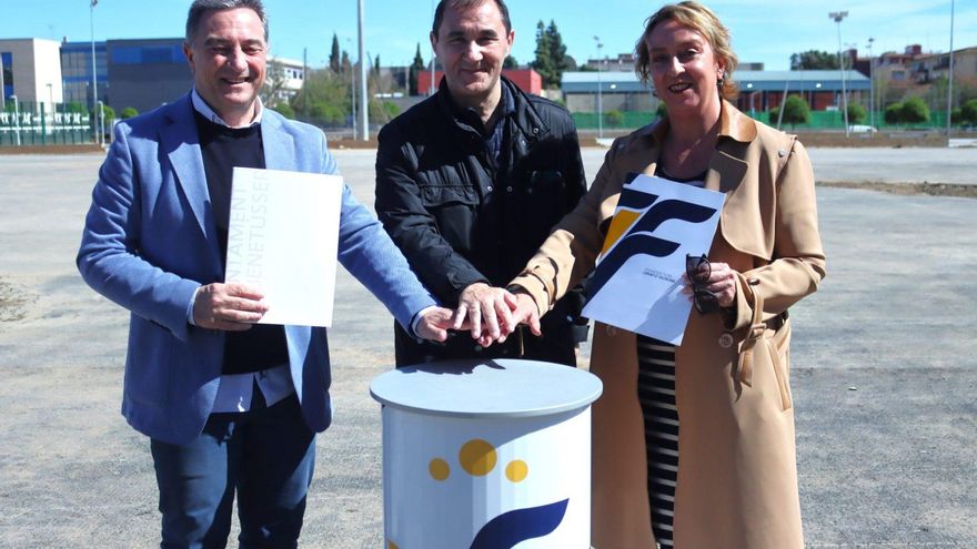 La FFCV reconstruirá el campo municipal de Benetússer arrasado por la dana