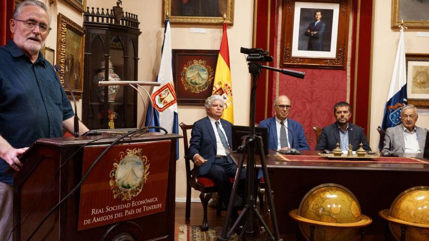 Un instante de la presentación de la nueva Escuela de Verano de la Macaronesia.