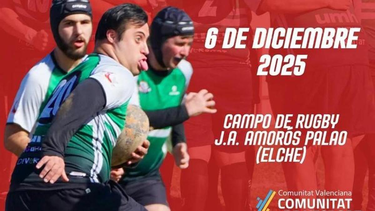 Cartel del II Campeonato de España de Rugby Inclusivo