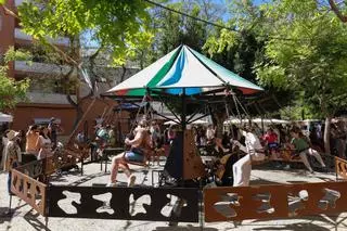 Así se divierten los niños en la Ibiza Medieval