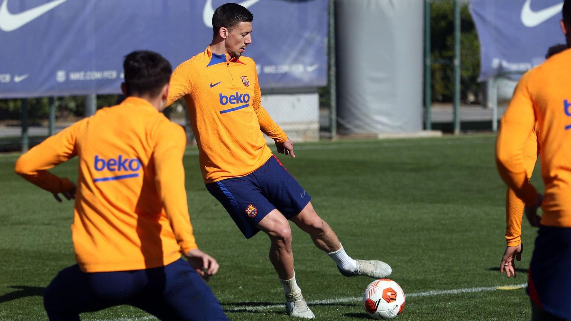 Lenglet, en un rondo.