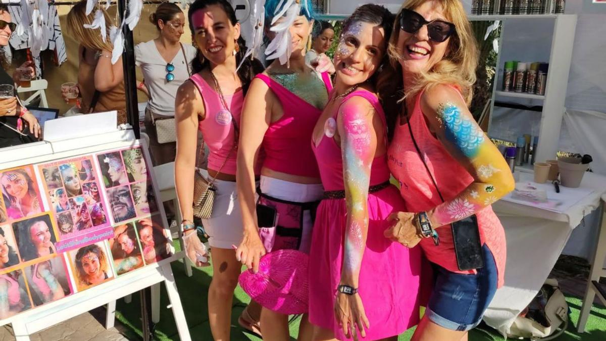 Los maquillajes también fueron protagonistas del festival. | GABI RODAS