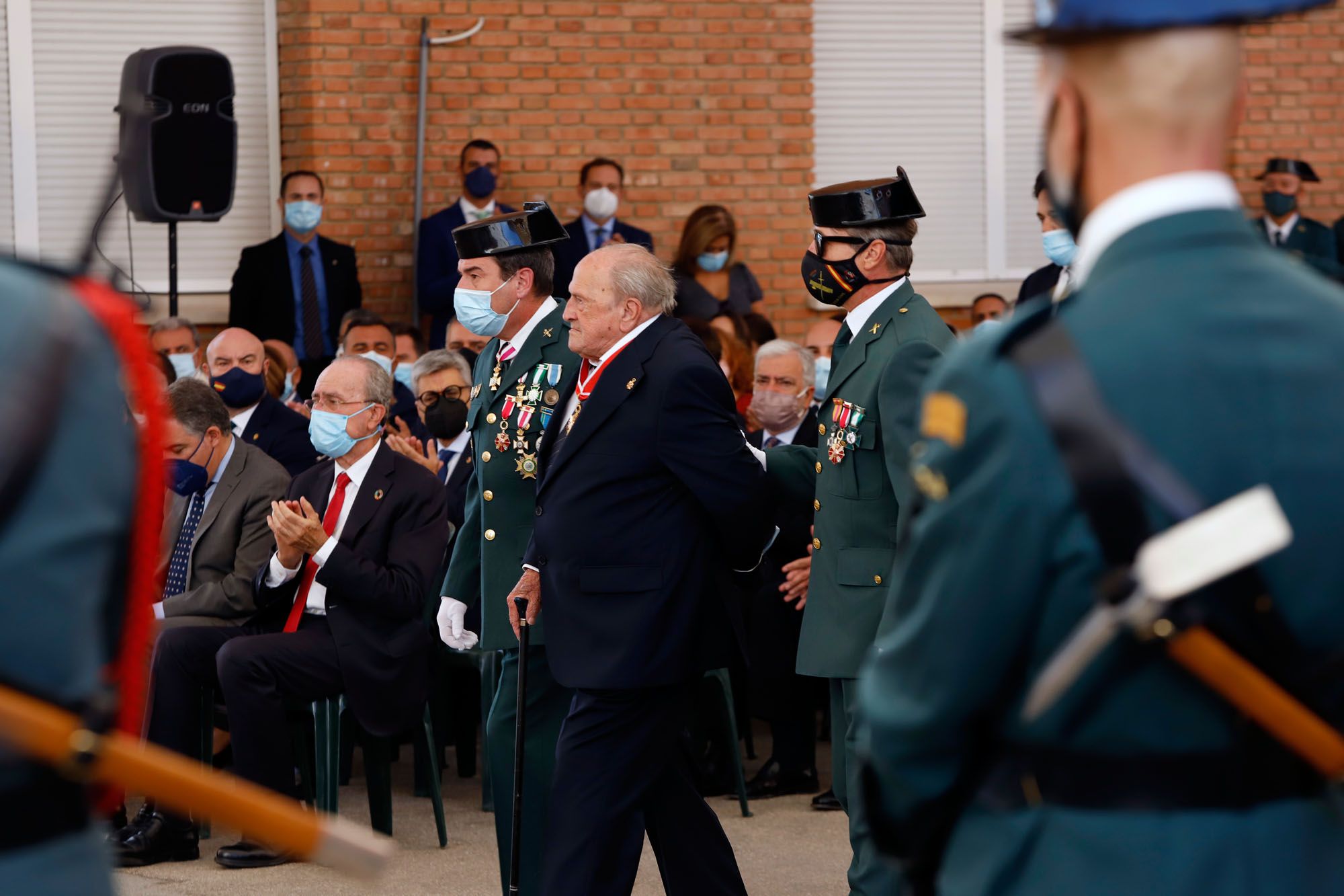 Celebración de la patrona de la Guardia Civil en la Comandancia de Málaga