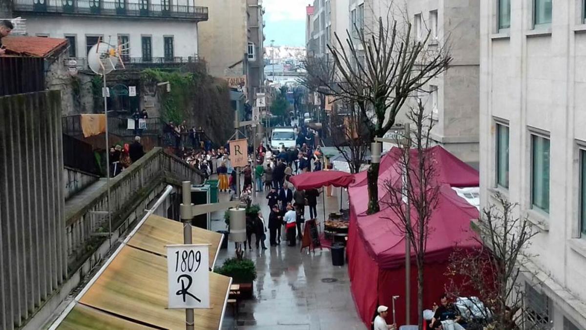 La Reconquista combate la lluvia con música y chor La Reconquista combate la lluvia con música y chor