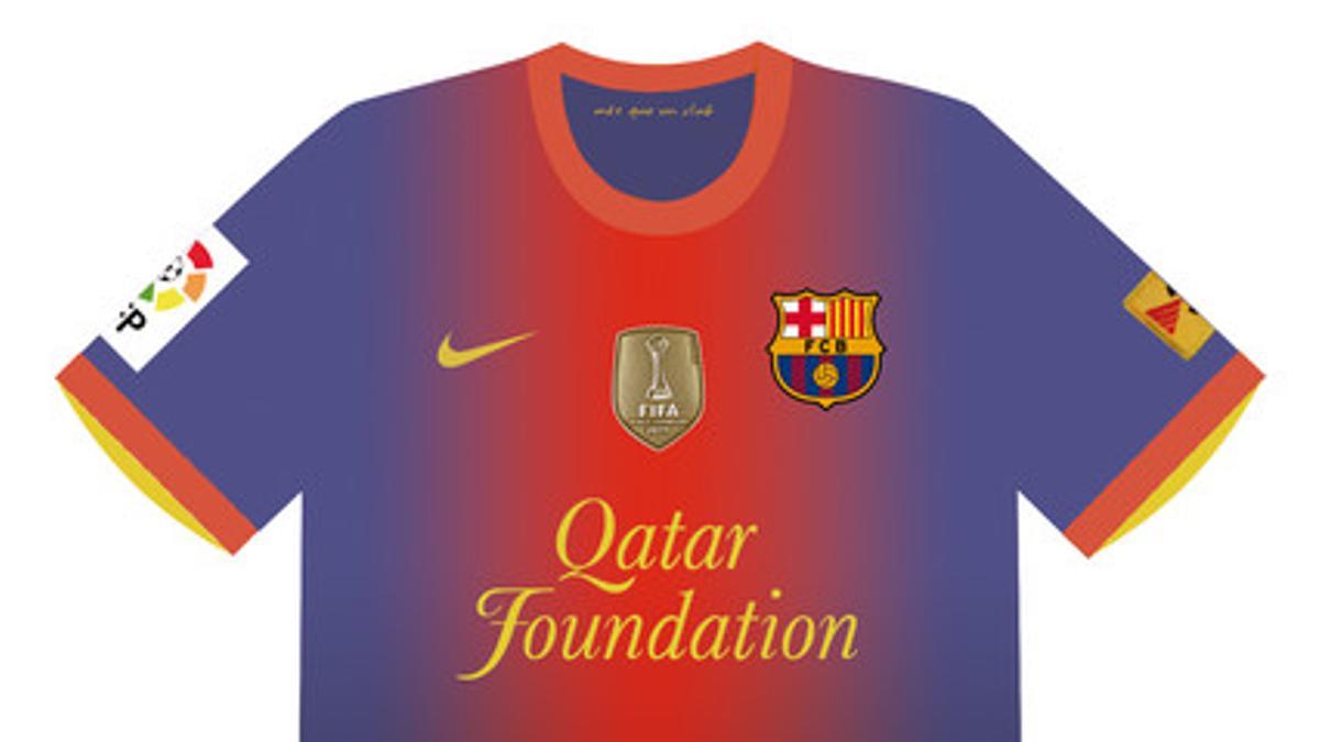 La nueva camiseta del Barça para la próxima temporada.