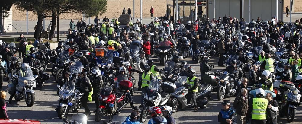 Despedida a José Julio Heres, "Chinorris", el motorista fallecido en la autopista "Y"