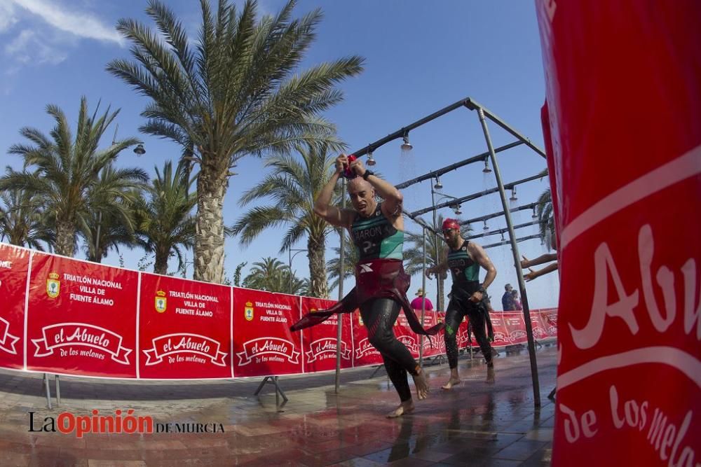 Salida del Triatlón Villa de Fuente Álamo