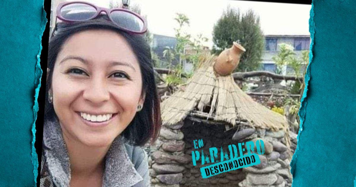 Nathaly Salazar, desaparecida el 2 de enero de 2018.