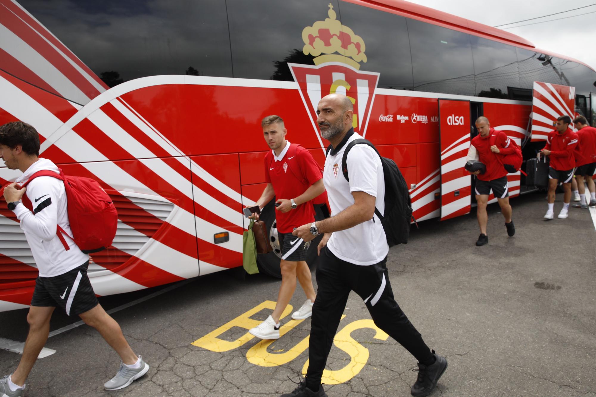 EN IMÁGENES: Así fue la llegada del Sporting a Mareo