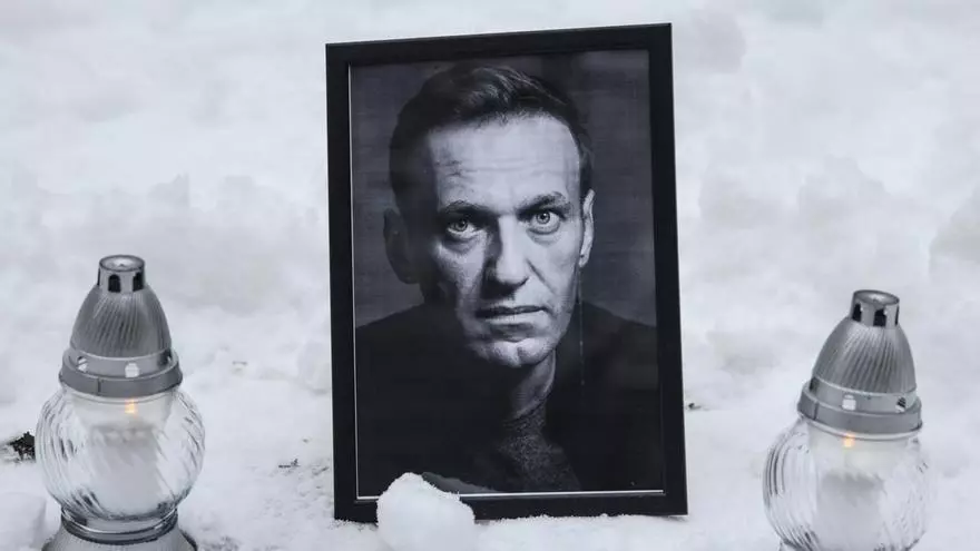 Homenaje a Navalni en Berlín por el segundo aniversario de su muerte