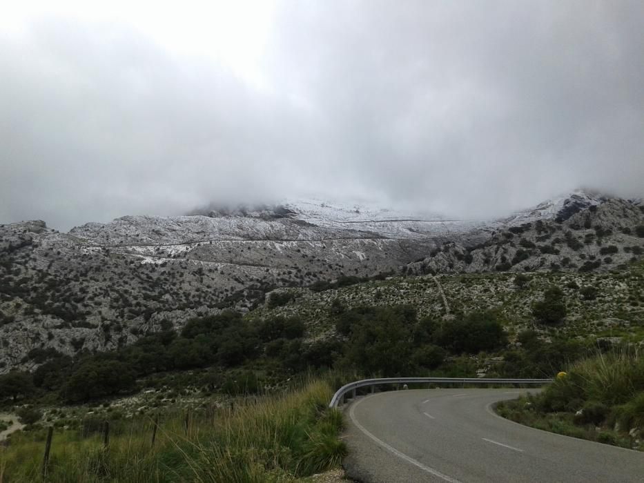 La nieve llega a Mallorca