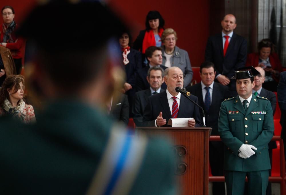 Acto del 173 aniversario de la Fundación de la Guardia Civil en Rubín