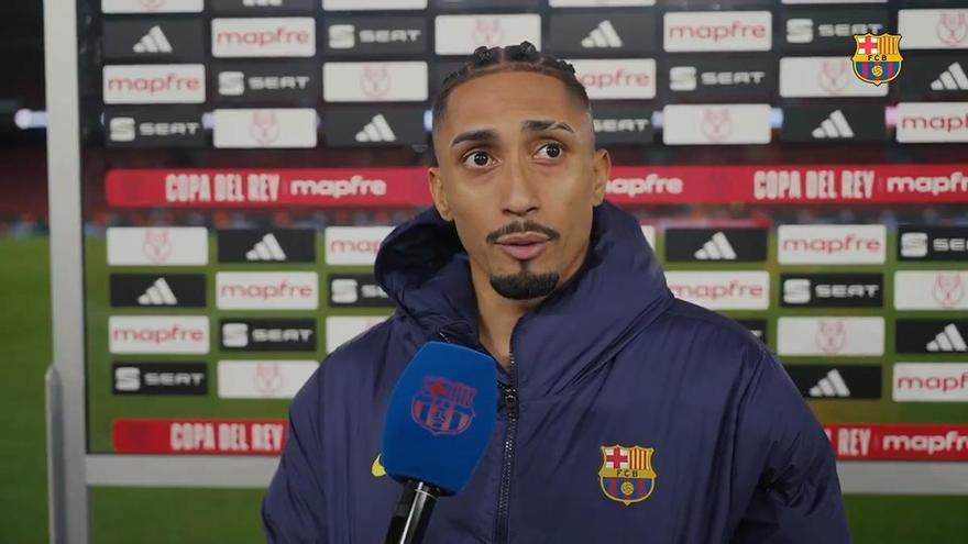 Raphinha: "La temporada tiene todo para acabar muy bien"