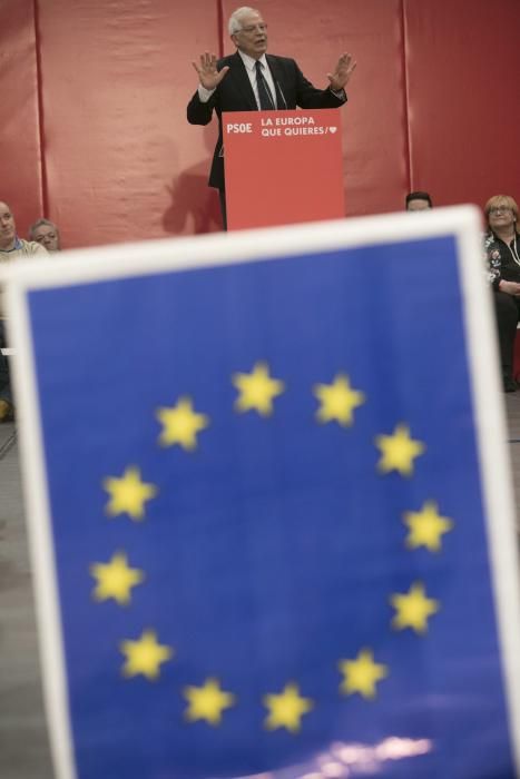 Mitin de Borrell y Barbón en Oviedo