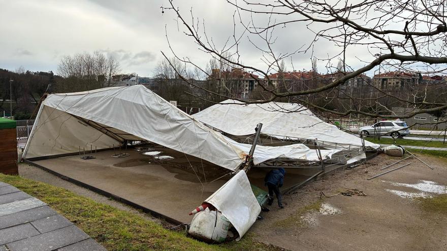 El temporal Martinho sacude Galicia
