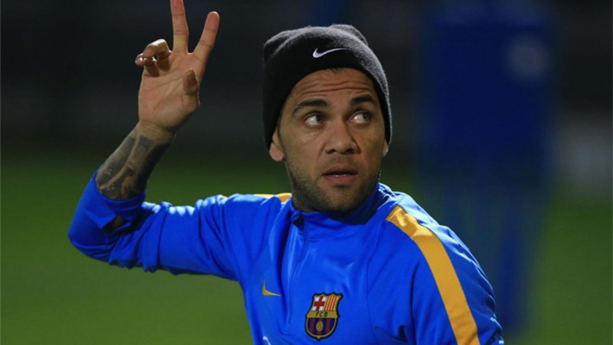 Dani Alves, jugador del FC Barcelona