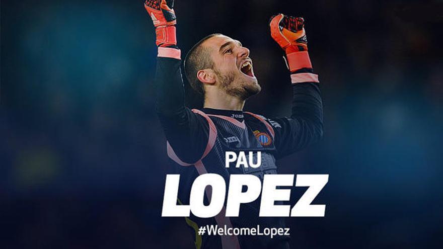 Pau López se va cedido al Tottenham inglés.