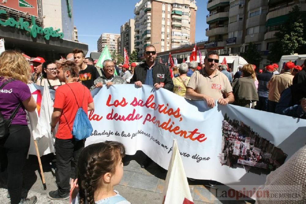 Manifestación del 1 de mayo en Murcia