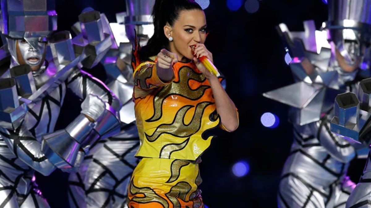 Katy Perry en la final de la Super Bowl 2015