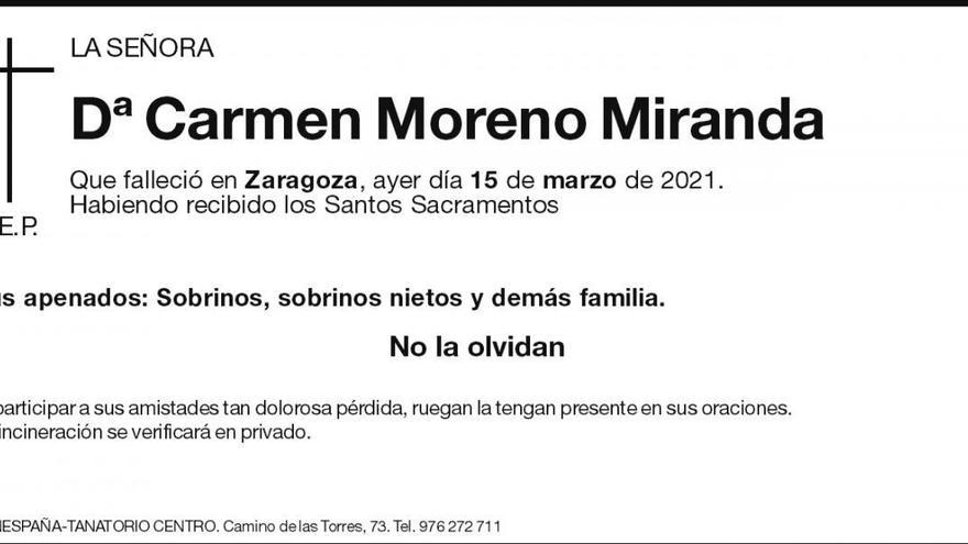 Carmen Moreno Miranda