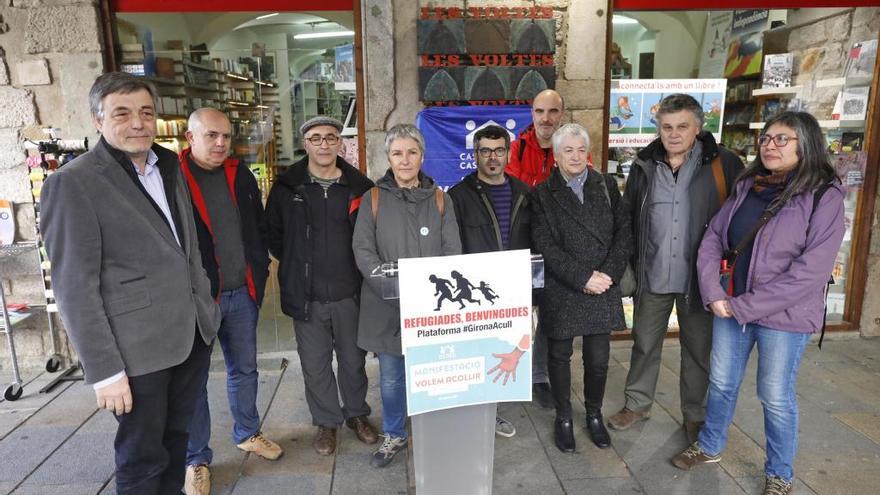 Les entitats han fet la crida a participar en la manifestació de dissabte davant la llibreria Les Voltes, de Girona