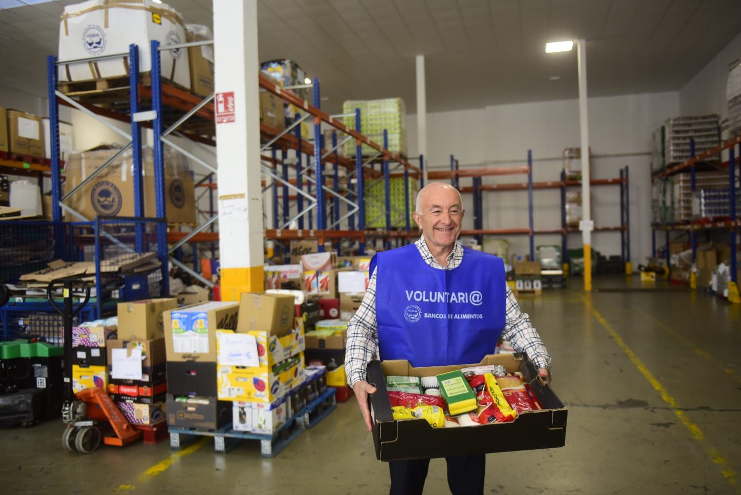 Gayoso apadrina la Gran Recogida del Banco de Alimentos, que busca 2.800 voluntarios