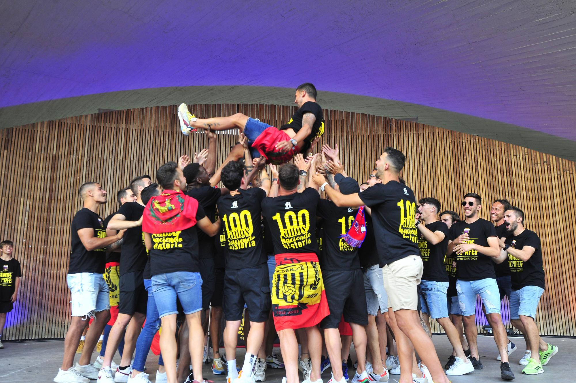 Celebración ascenso del Eldense