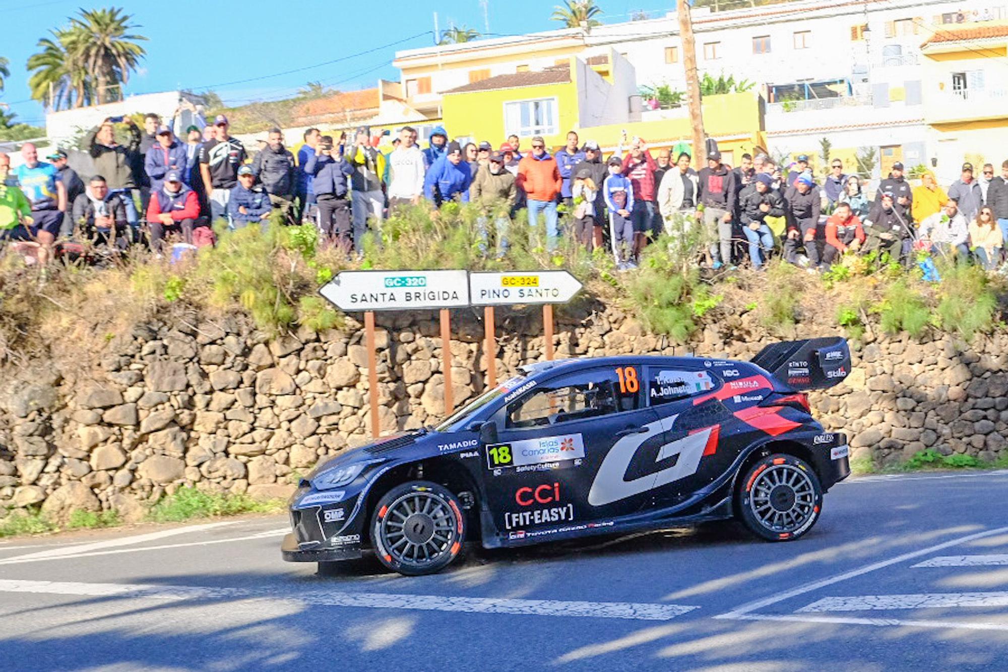 Shakwdown del Rally en Santa Brígida