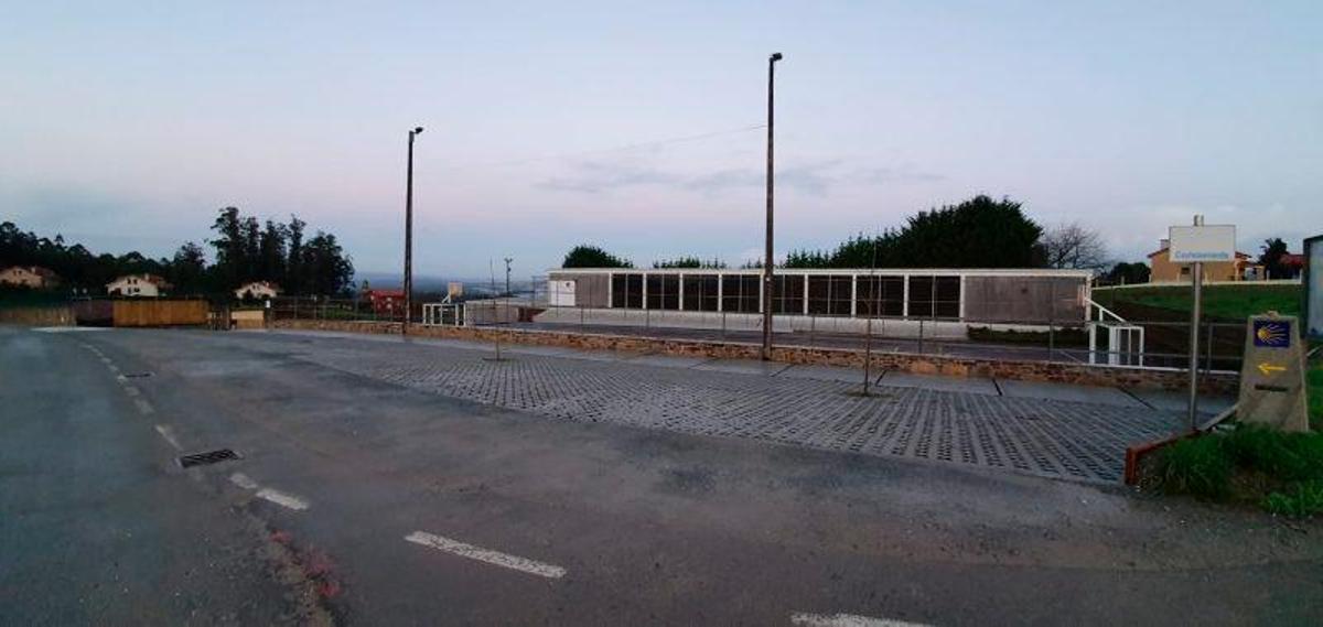 Pavillón polideportivo de Lestedo, en Boqueixón