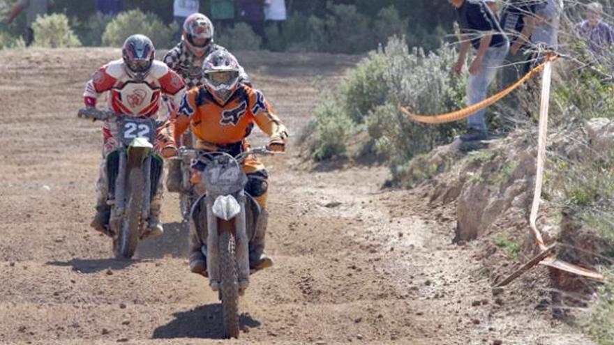 Carrera de ´motocross´ celebrada en Cala Bassa en marzo de 2012.