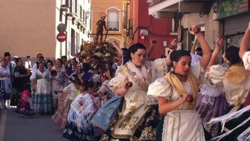 Mula celebra a San Isidro.