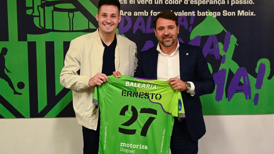 Ernesto, en su presentación con el Palma Futsal: «Quiero luchar por ganar la Champions»