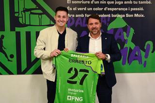 Ernesto, en su presentación con el Palma Futsal: «Quiero luchar por ganar la Champions»
