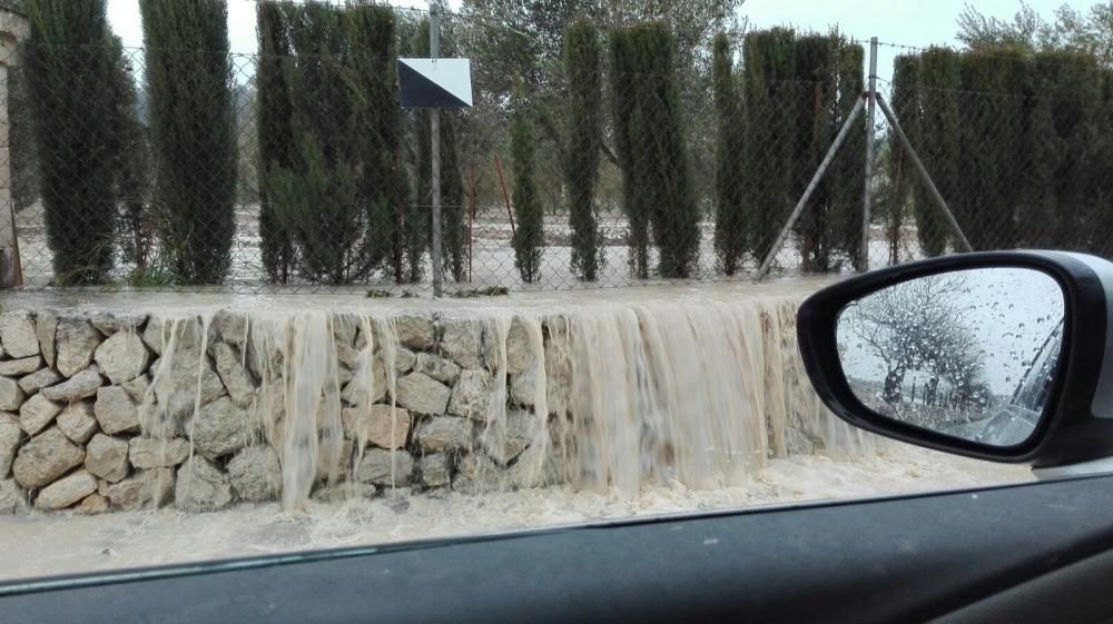 Los estragos del temporal en Mallorca