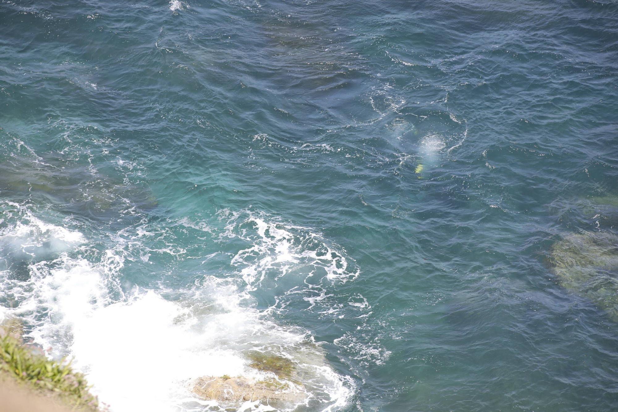 En imágenes: Así fueron las labores de desactivación de tres obuses en la costa de Gijón
