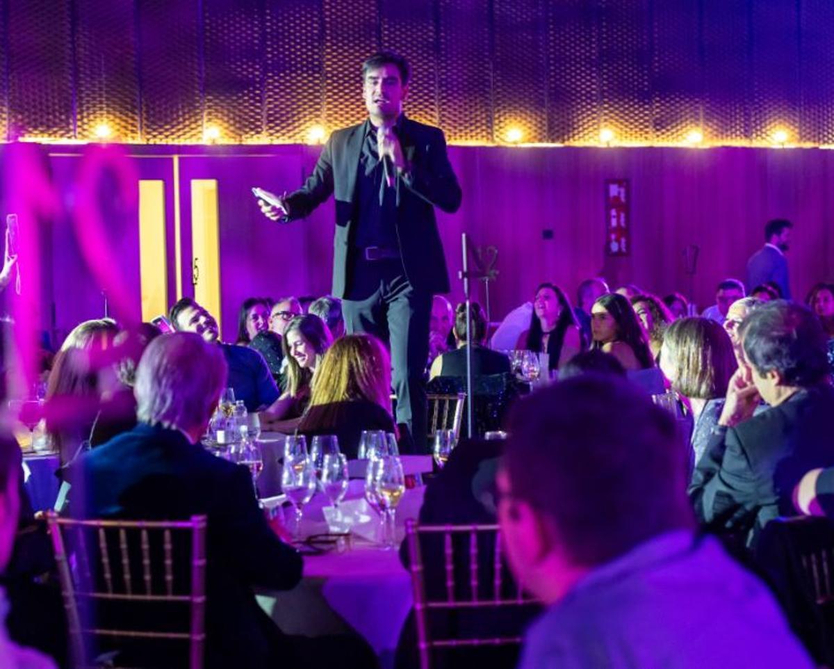 Moment de l'actuació musical de Lo Pau de Ponts.