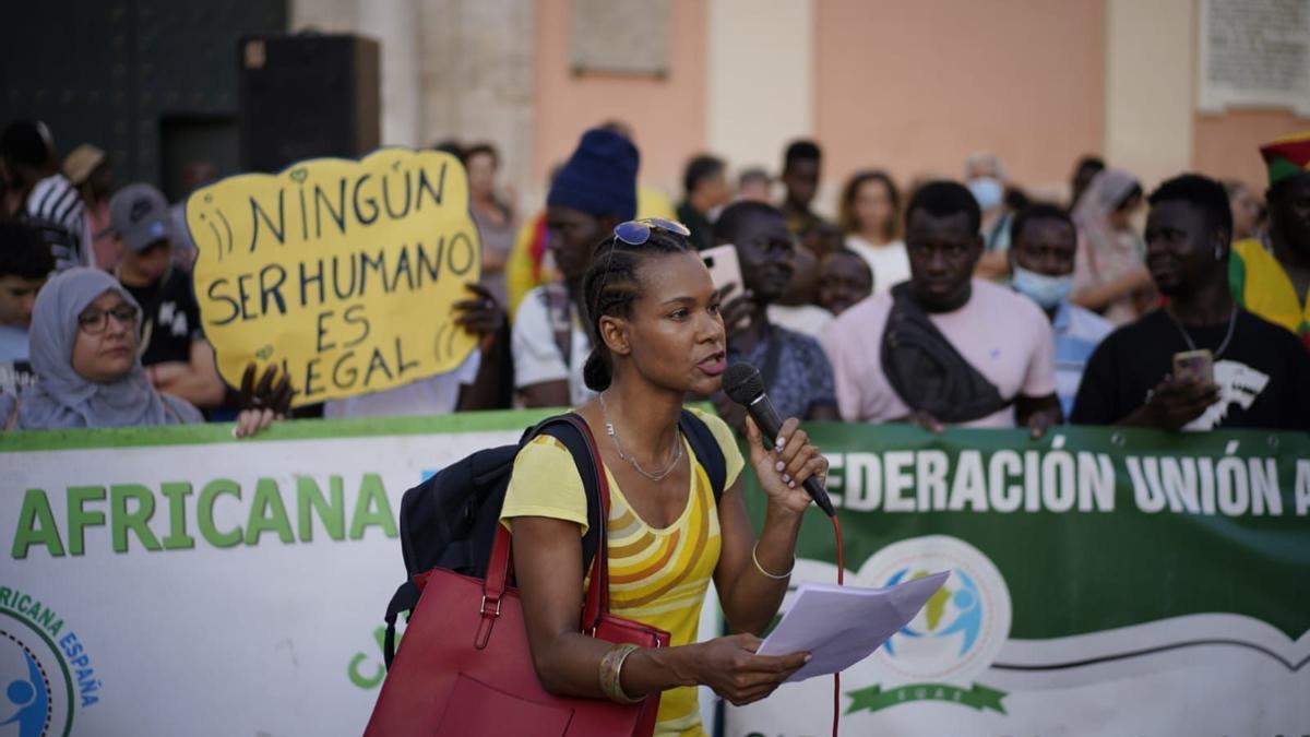 Manifestación antirracista en la ciudad de València, en una imagen de archivo.